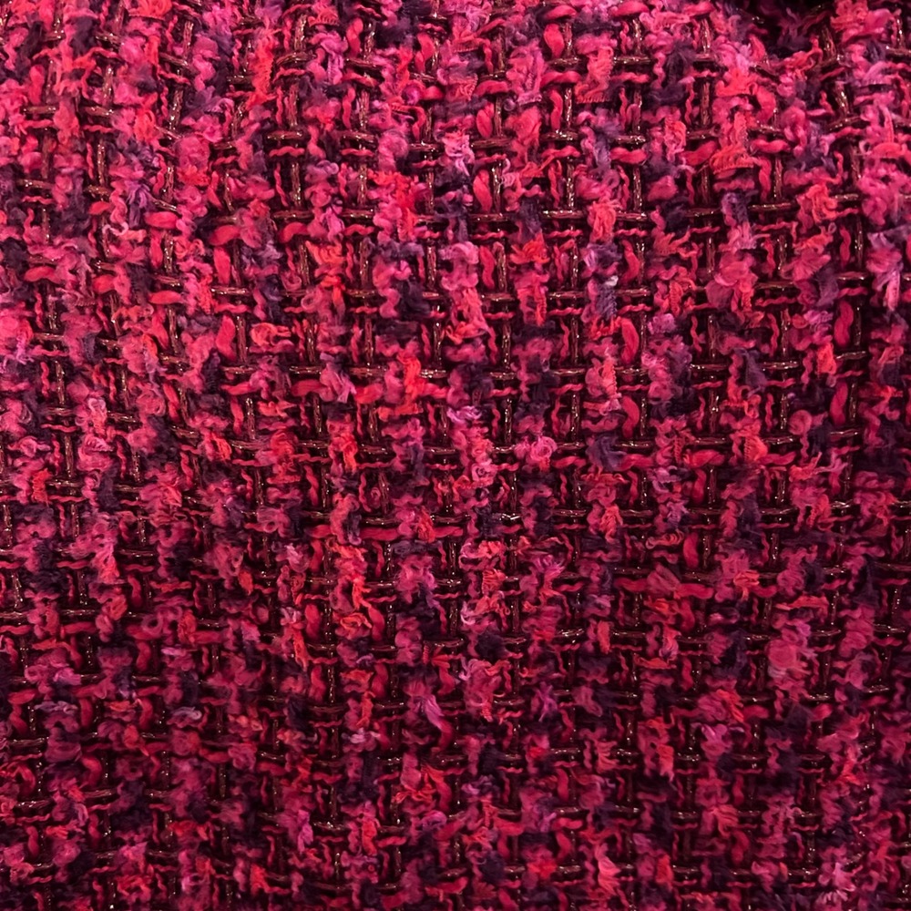Donna Karan New York Bare necessities Skirt Womens Size 6 Red & Black Tweed New - Picture 11 of 13